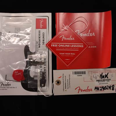Fender Stories Collection Mike Campbell Red Dog Telecaster Maple Fingerboard Red Dog Red 248 image 12