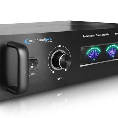 Technical Pro POWER65 6,500 Watt 2 Channel 2U Professional Power Amplifier Amp image 2