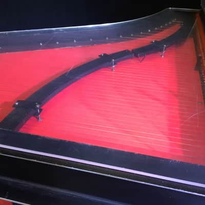 Baldwin Solid Body Harpsichord 1967 Black w/Red Soundboard image 7