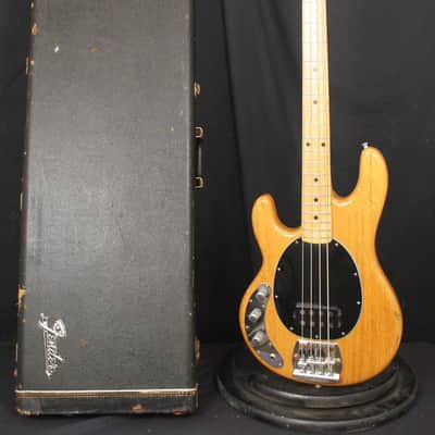 1980 Fender Era LEFTY Music Man Stingray electric bass guitar all original STRING THROUGH BODY + HSC image 20
