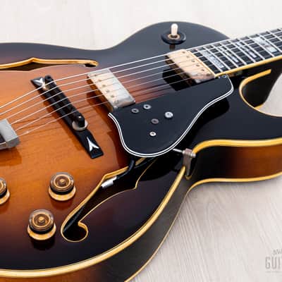 1978 Ibanez George Benson Signature GB10 Archtop Electric Guitar Sunburst, Japan Fujigen image 7