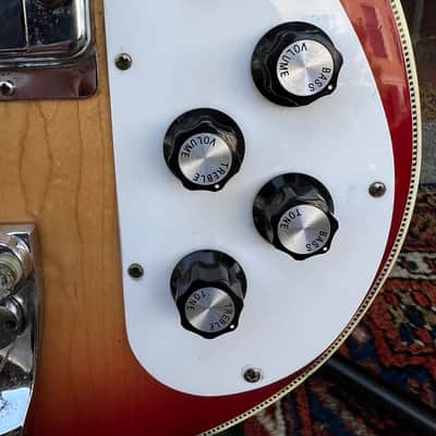 Vintage 1976 Ibanez 2388B (“Ibanbacker”) Maroon/Fireglo Finish (Lawsuit 4001 Model), JBE R4000 Handwound Pickups, w Non Original MIC Tweed Hard Case~A KILLER FULL SCALE BASS image 6
