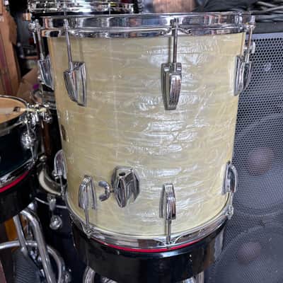 Ludwig 14x14 WMP Keystone Badge 60’s Floor Tom Drum image 3