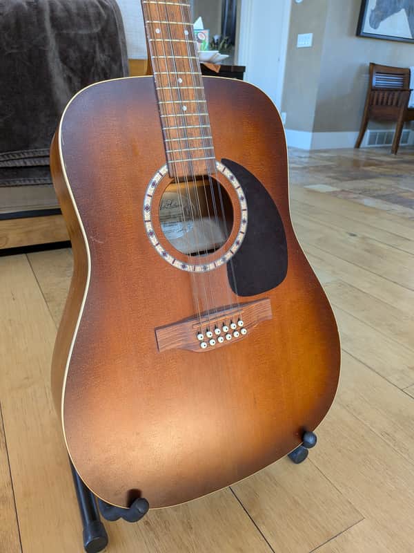 Art & Lutherie 12-String Cedar Antique Burst Acoustic Guitar image 1