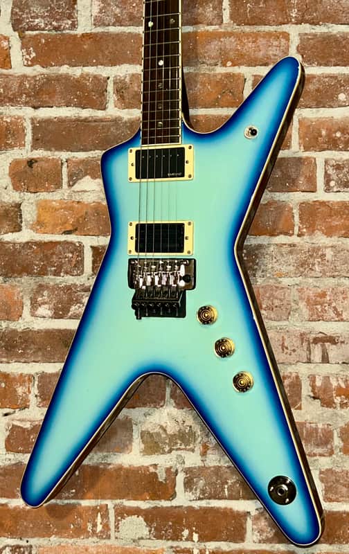 Dean ML 79 Floyd - Blue Burst, Killer Axe with Great Upgrades! Ships Fast with Original Case! image 1