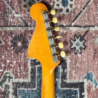 1966 Fender Duo Sonic Vintage Olympic White Electric Guitar W/ Original Case & Hangtag! image 12
