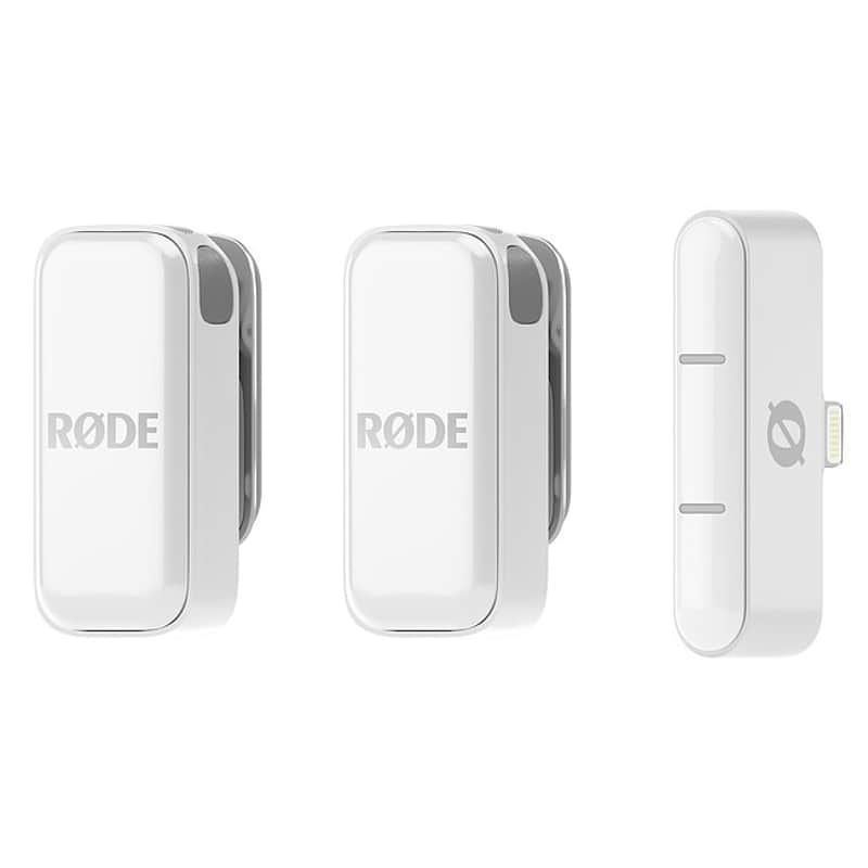 RODE Wireless Micro Lightning WH Digitales Drahtlos-Mikrofonsystem image 1