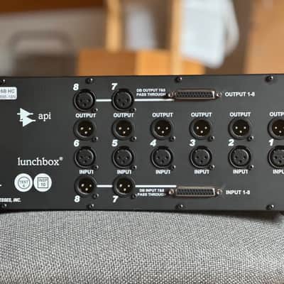 API 500-6B HC Lunchbox 6-Slot Powered 500 Series Frame 2011 - Present - Black image 4