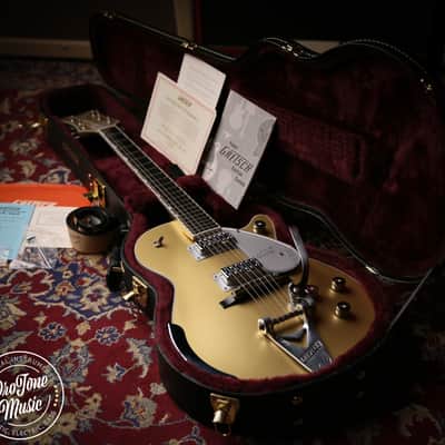 2018 Gretsch G6134T Penguin Limited Edition Casino Gold image 6