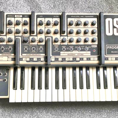 Oxford Oscar Programmable Mono Synthesizer 1980's - Black image 1