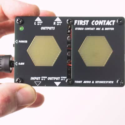 Tidbit Audio First Contact stereo contact mic & preamp 2024 - Black image 6