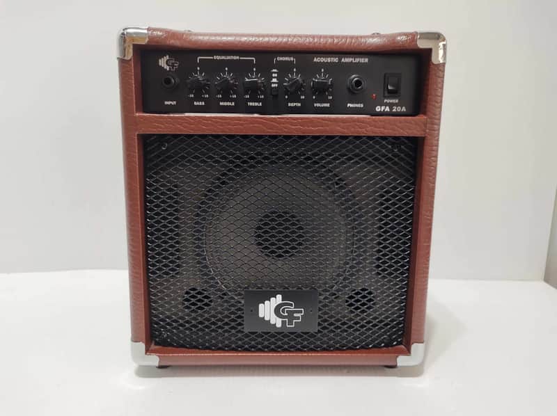 GROOVE FACTORY GFA-20A Acoustic Guitar Amplifier 20 Watts 2022 - Brown image 1