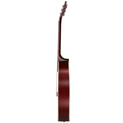 Gibson J-45 Special Acoustic Guitar, Satin Wine Red, Rosewood Fingerboard w/bag image 6