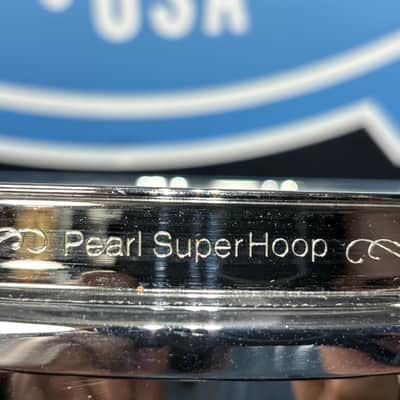 Pearl -Ian Paice  6.5x14" Signature Series Snare Drum 1995–2002 Chrome Over Brass image 9