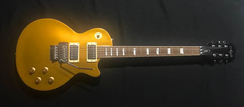 Agile AL-2000 Goldtop w/Floyd Rose image 1