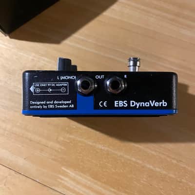 EBS DynaVerb Black Label Bass Guitar Reverb Effects Pedal w/box NEAR MINT image 2