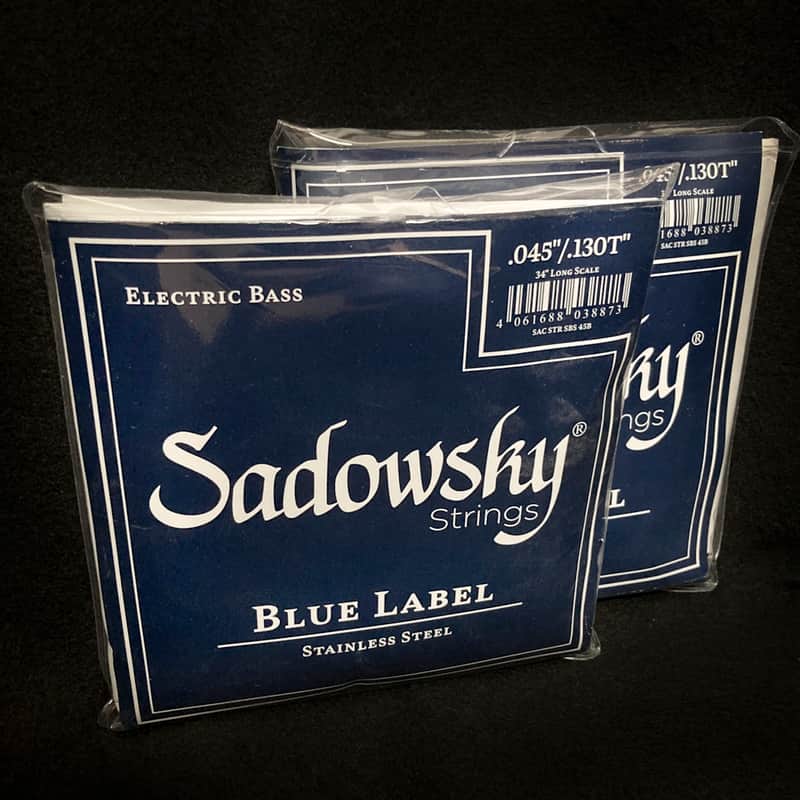 Sadowsky Blue Label String set Stainless Steel long scale 45-130T (2-sets) image 1