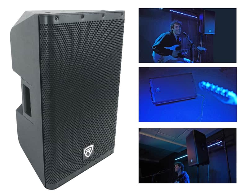 Rockville DX12 12" Class D 2000w PRO Powered Active DJ PA Speaker 500w RMS Loud image 1