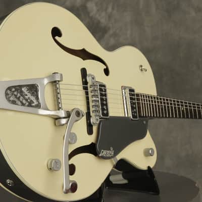 1958 Gretsch model 6187 Streamliner/Corvette added Dynasonic pickup LOTUS IVORY image 14