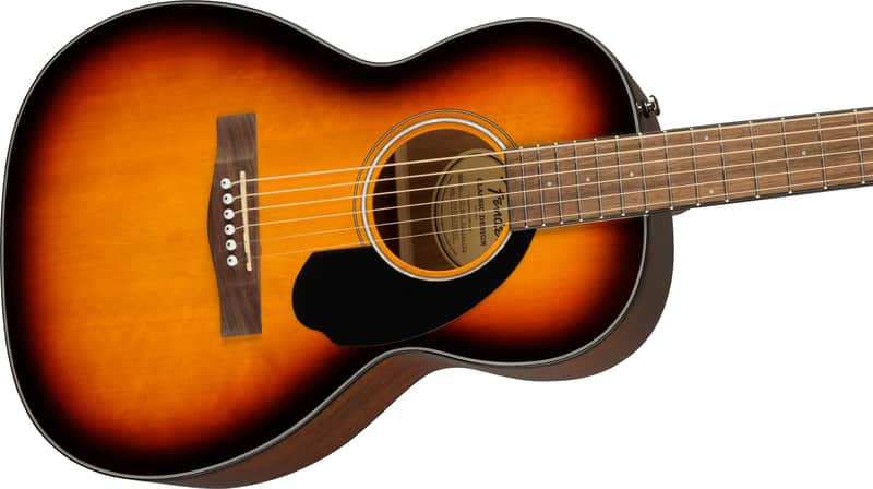 Fender CP-60S Parlor Size Solid SpruceTop, Walnut Fingerboard Acoustic Guitar, 3-Color Sunburst image 1
