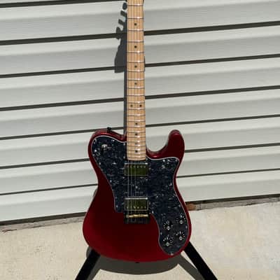 Luthier Built Telecaster Style Electric Telecaster 2025 - Red Metal Flake image 5