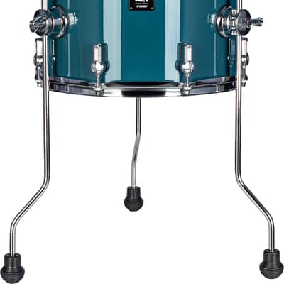 Sonor AQ1 Series 14x13" Caribbean Blue Floor Tom Drum w/Legs | Worldwide Ship | NEW Authorized Dealer image 1