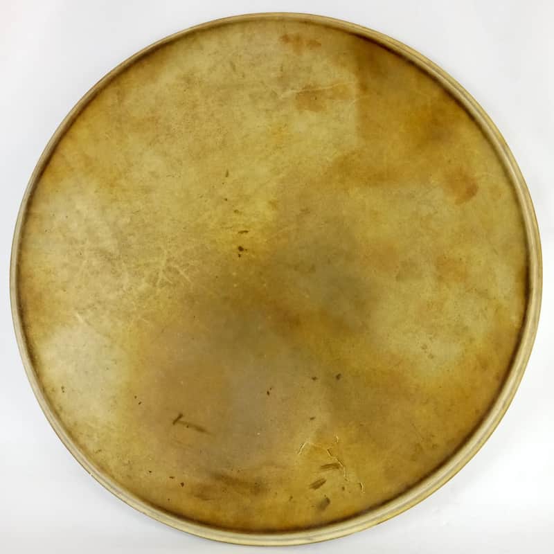 Ludwig 18"Calf Skin Bass Drum Head Maple Flesh Hoop Superior Floor Tom Vintage50 image 1
