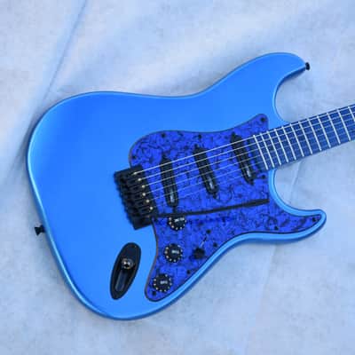 Custom Pre-order! Stratocaster HHH Metallic Blue Hot Rails 5-Way Coil Split image 1