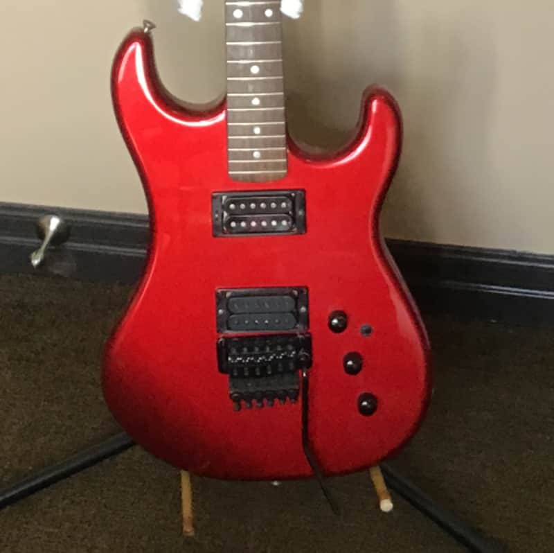 *Very Rare* Vintage Kramer USA Pacer 1980s Candy Apple Red Gloss Floyd Rose Seymour Duncan Schaller image 1