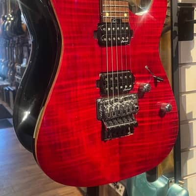 Harley Benton Fusion III FR - Flame Cherry image 1