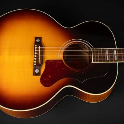 2015 Gibson Custom Shop J-185 Red Spruce - Sunset Burst | USA Mini Jumbo Limited Edition 1 / 75 "AA" Adirondack Spruce Top L.R. Baggs Pickup | CoA OHSC image 4