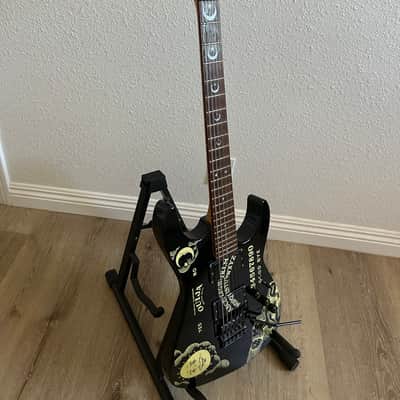ESP KH-2 Ouija Kirk Hammett Signature 1990's - Black with Ouija Graphic image 17