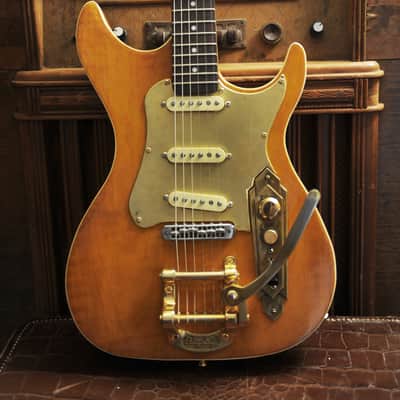 Postal Handmade Memphis Rocket Deluxe Antique Natural Bigsby Fender 57/62 Strat pickup Set image 9