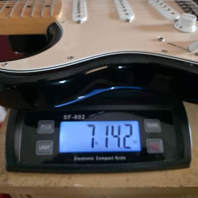 Fender MIM strat 60th Anniversary lefty w/bag 2006 - blk image 16
