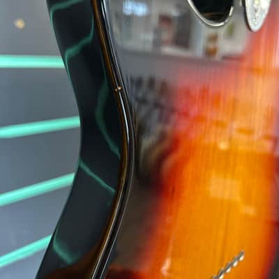 Fender FSR American Vintage '72 Tele Thinline 3-Colour Sunburst 2014 Electric Guitar image 12
