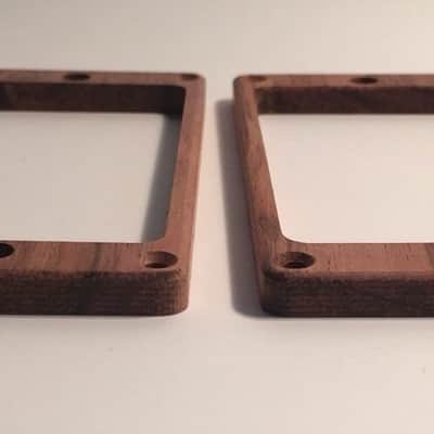 Guilford Genuine Koa pickup ring set for PRS guitar - Flat - Recessed Holes image 3