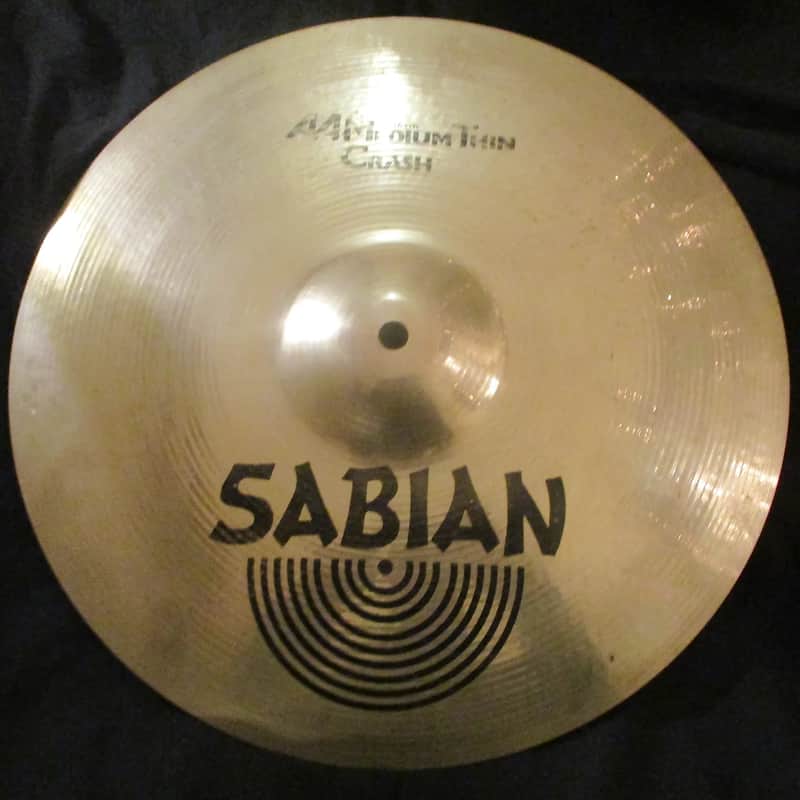 Sabian 14" AA Medium Thin Crash Cymbal 1990 - 2001 image 1