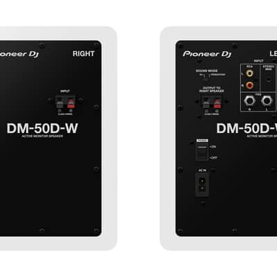 Pioneer DM-50D Active Studio Monitors (Pair)- Present - White image 3