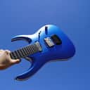 Ibanez Jake Bowen JBM9999 AMM - Azure Metallic Matte 6-String Electric Guitar w/ Hardshell Case (2023)