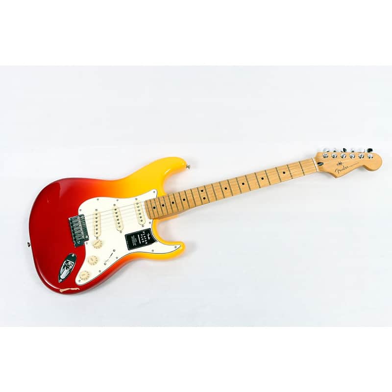 Fender Player Plus Stratocaster Maple Fingerboard Electric Guitar Regular Tequila Sunrise