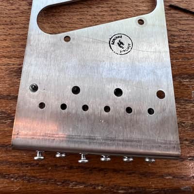 Hipshot Telecaster 6-Saddle Retrofit Bridge - 4-Hole Mount 2020s - Stainless Steel image 2