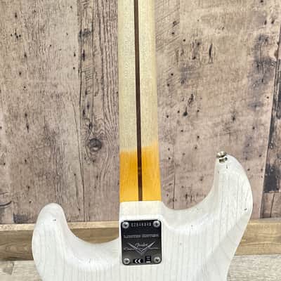 Fender Custom Shop Limited Edition '55 Dual-Mag Stratocaster 2019 Ash Body Trans White Relic image 10