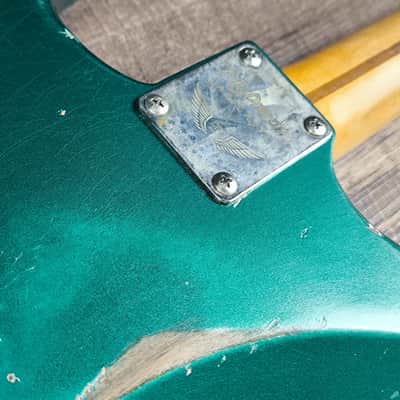 MyDream Stratocaster Custom Built - Relic Sherwood Green Asyllum Voodoo '60 image 10