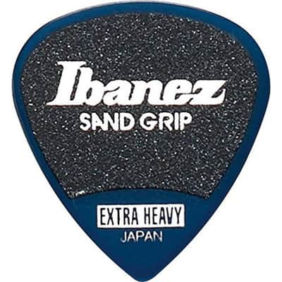 Ibanez 1.2mm Thickness Pick, Grip Wizard, Sand Grip, Polyacetal, Extra Heavy, 6 Pack, Dark Blue image 2