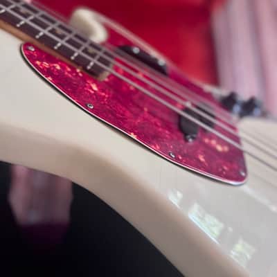 Fender Mustang Bass 1966, Olympic White w/ OHC image 6