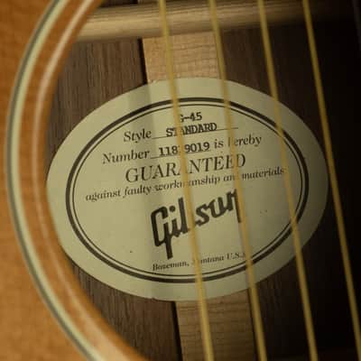 Gibson G-45 Acoustic-Electric USA • Low Action • Fishman Electronics • Hard Case image 17