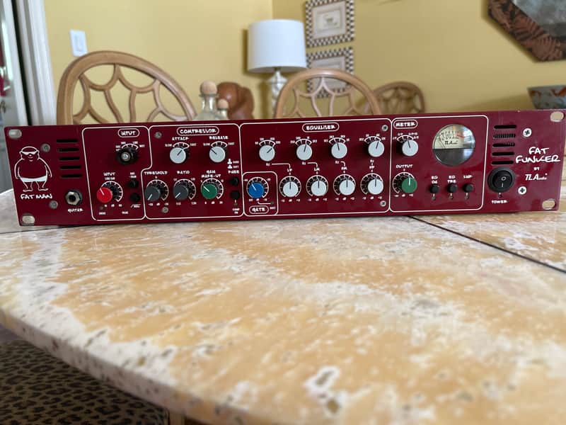 TL Audio Fat Funker Fatman Series Channel Strip 2000s - Red image 1