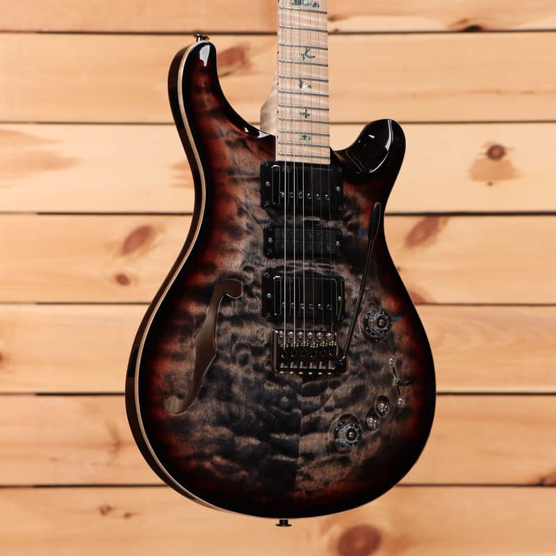 Paul Reed Smith Special 22 Semi-Hollow Wood Library - Charcoal Tri Color Burst-24 0388178 image 1