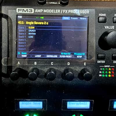 Fractal Audio FM3 Amp Modeler / FX Processor 2020 - 2022 - Black image 3
