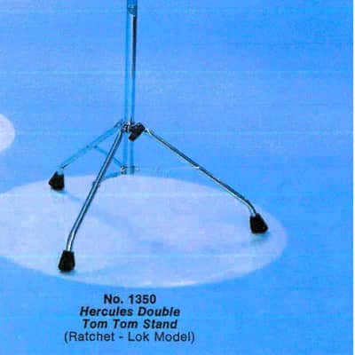 Ludwig Model #1350 Hercules Double Tom Stand (Ratchet-Lok Model) 70s/80s - LHDTS-105 image 18
